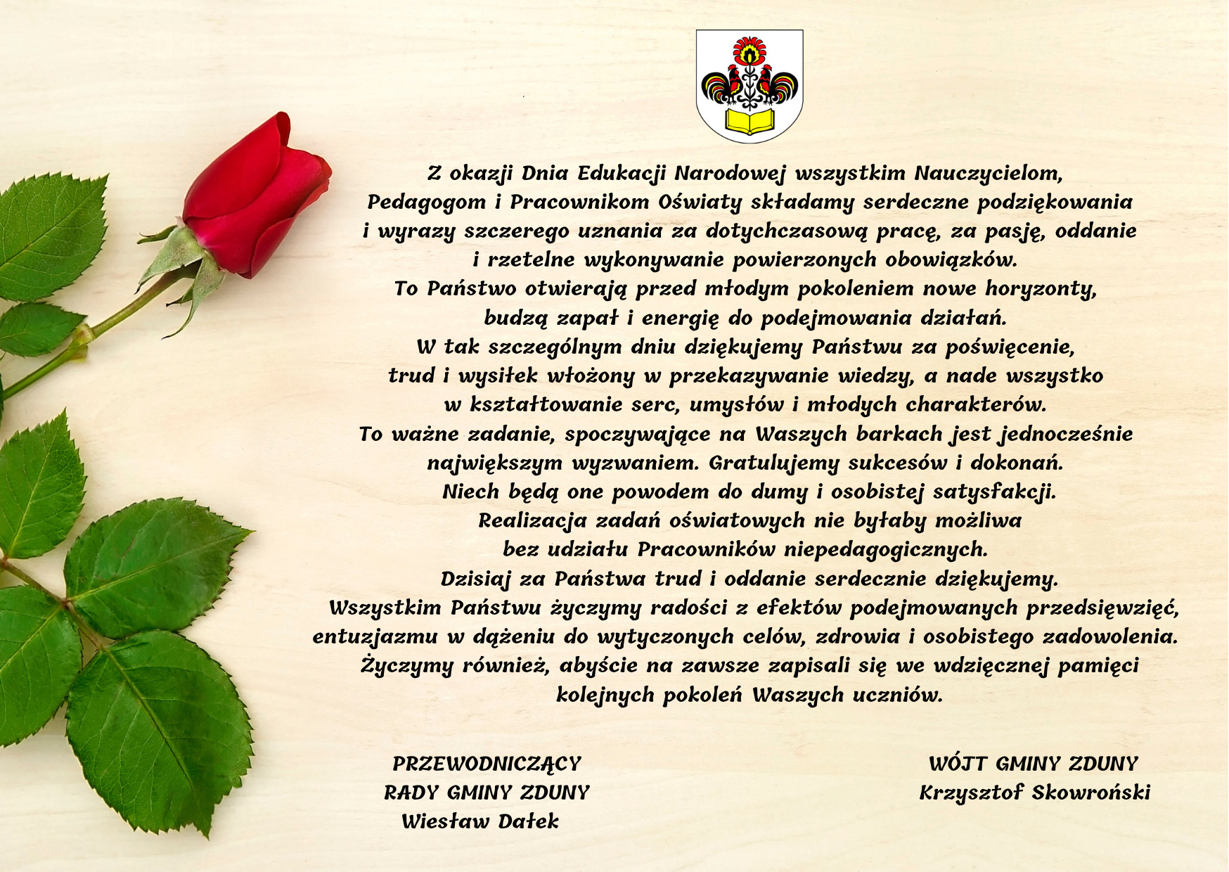 zyczenia dzien edukacji narodowej