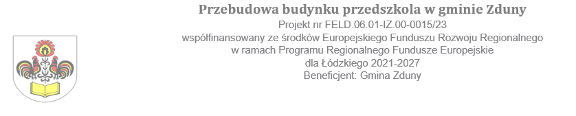 Zdjęcie Przebudowa budynku przedszkola w gminie zduny